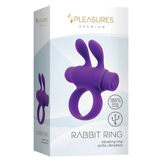 Anneau Pénis S Pleasures Rabbit Pourpre