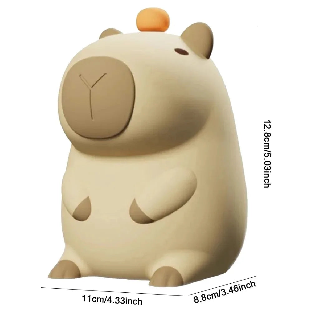 Veilleuse capybara en silicone rechargeable – vue 6