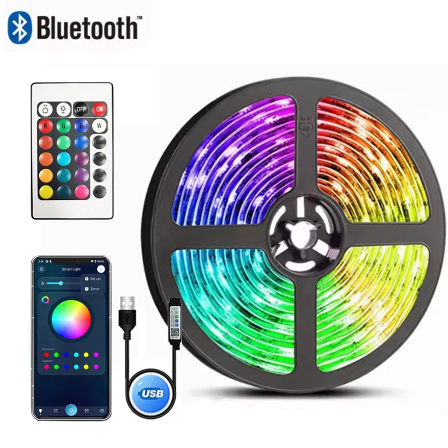 Ruban LED RGB pour TV – Pilotage par Application (0,5 à 5 m)