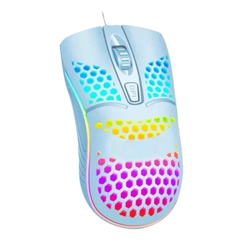 Souris Gaming RGB 7200 DPI – Ergonomique, 4 Coloris