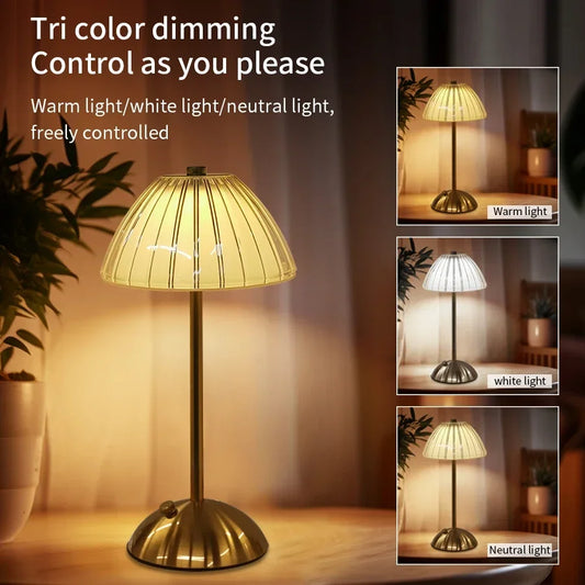 Lampe cristal tactile – halo étoilé