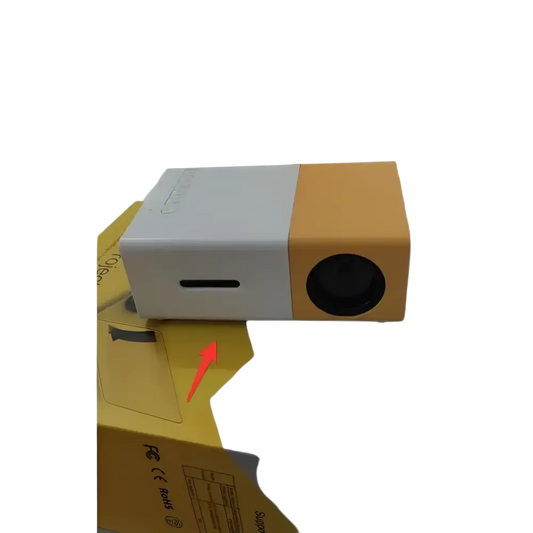 Portable Projector 3D Hd Led Home Theater Cinema HDMI-compatible Usb Audio Projector Yg300 Mini Projector - video