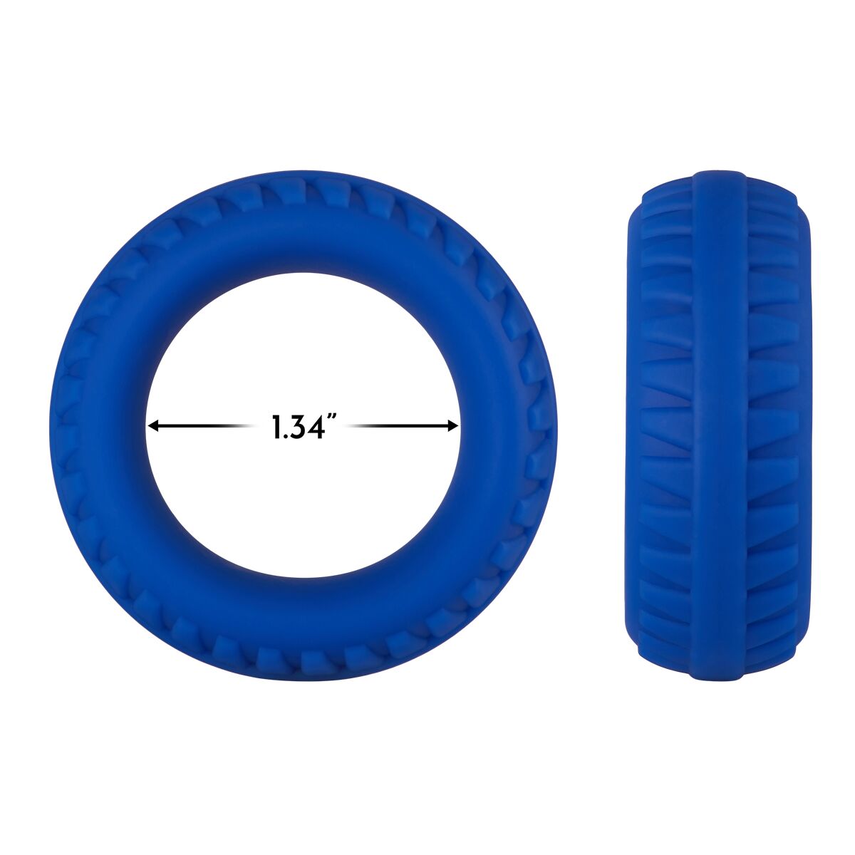 Anneau Pénis Forto Bleu Ø 35 mm (Taille unique)