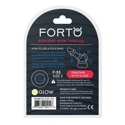 Anneau Pénis Forto Blanc S Ø 17 mm