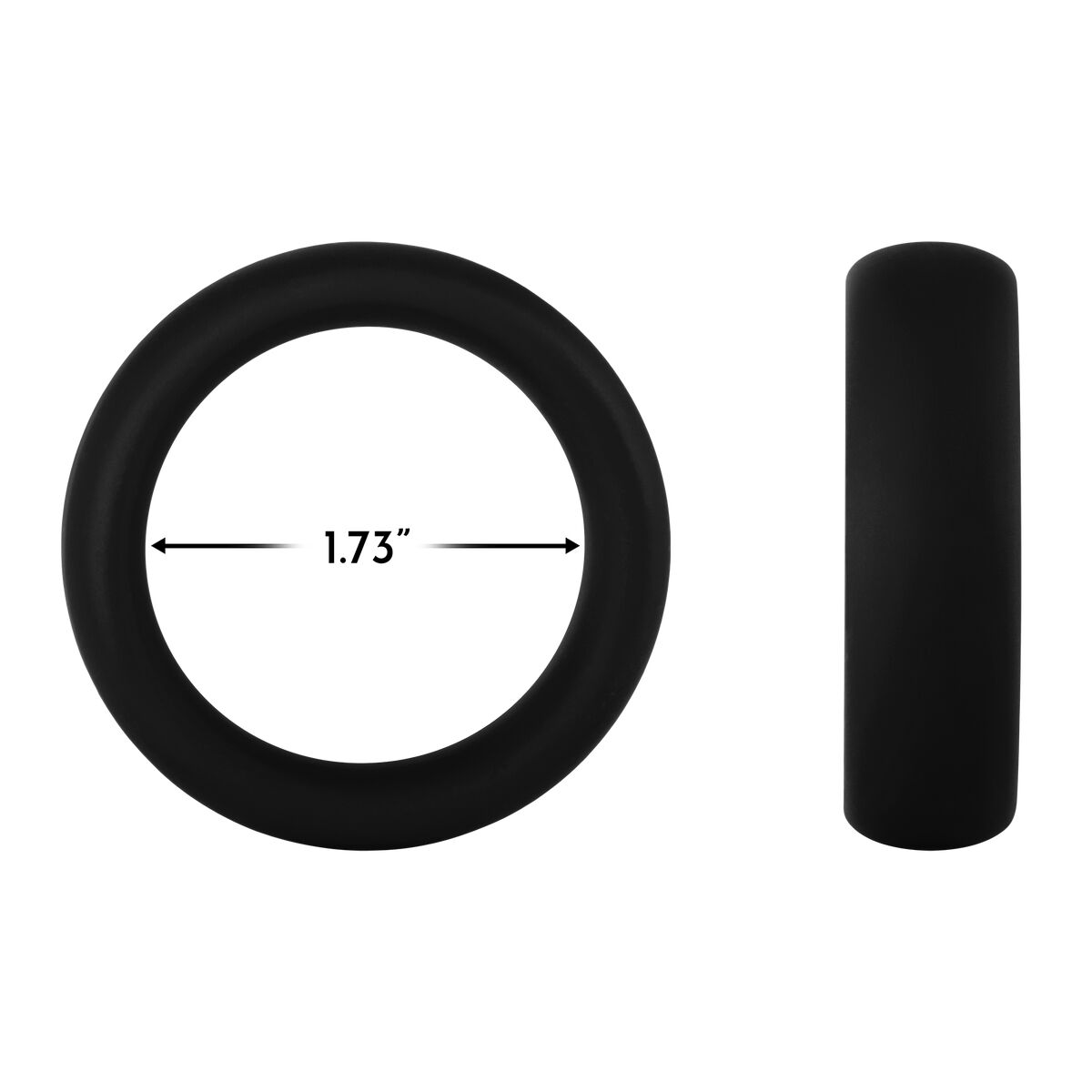 Anneau Pénis Forto Noir M Ø 45 mm