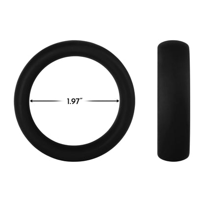 Anneau Pénis Forto Noir L Ø 50 mm