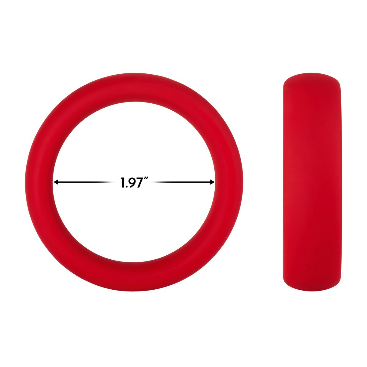 Anneau Pénis Forto Rouge L Ø 50 mm