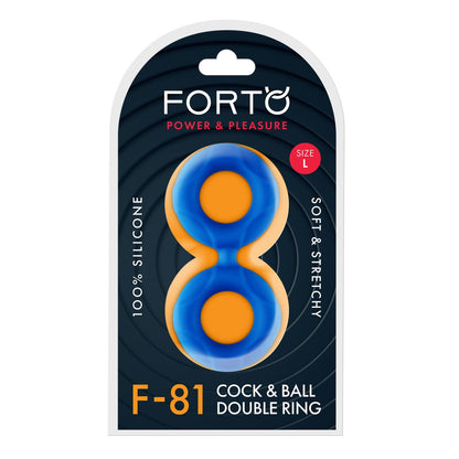 Anneau Pénis Forto Bleu Ø 51 mm (Taille unique)
