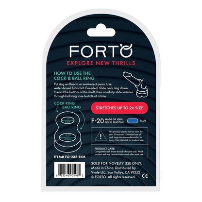 Anneau Pénis Forto Bleu M