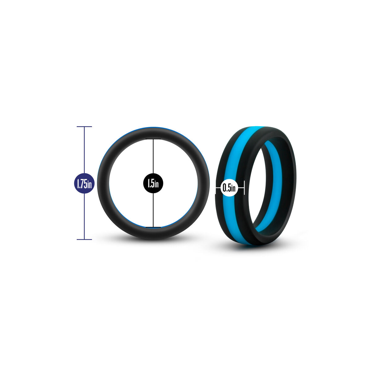 Anneau Pénis Blush Performance Bleu