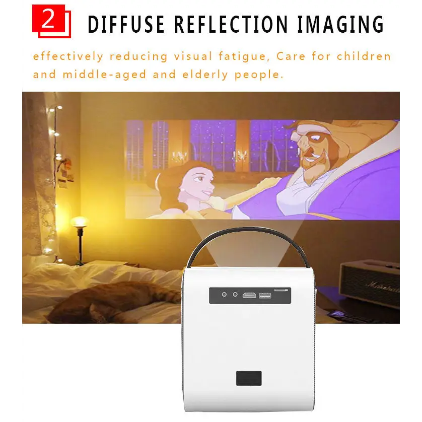 1080P HD portable projector - video projecteur