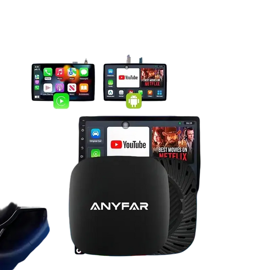 2025 ANYFAR Android 13 3in1 CarPlay Ai Box sans fil Android Auto USB adaptateur 2G 32G pour Youtube Netflix connexion