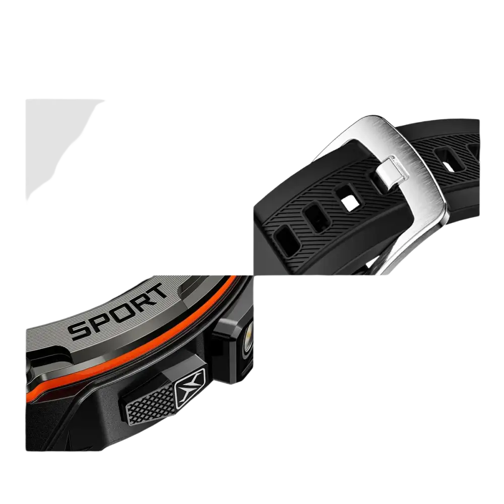 2025 NOUVEAU populaire en plein air GPS tracker sport montre intelligente hommes 500 mAh NFC HD appel IP68 profondeur