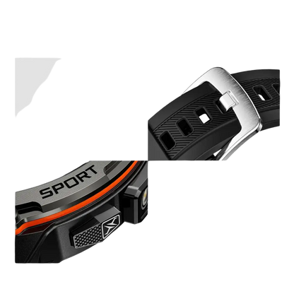 2025 NOUVEAU populaire en plein air GPS tracker sport montre intelligente hommes 500 mAh NFC HD appel IP68 profondeur