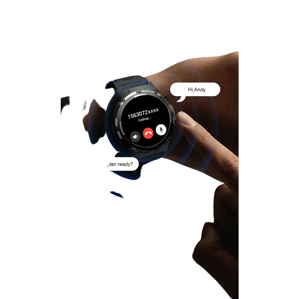 2025 NOUVEAU populaire en plein air GPS tracker sport montre intelligente hommes 500 mAh NFC HD appel IP68 profondeur