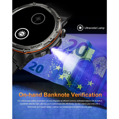 2025 NOUVEAU populaire en plein air GPS tracker sport montre intelligente hommes 500 mAh NFC HD appel IP68 profondeur