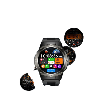 2025 NOUVEAU populaire en plein air GPS tracker sport montre intelligente hommes 500 mAh NFC HD appel IP68 profondeur