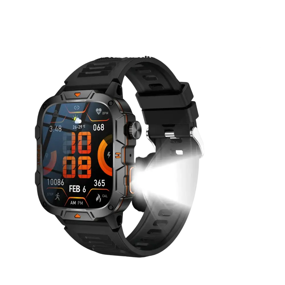 2025 nouveau pour Xiaomi montre intelligente de qualité militaire hommes 1.96 ’écran AMOLED 5ATM étanche sport Fitness