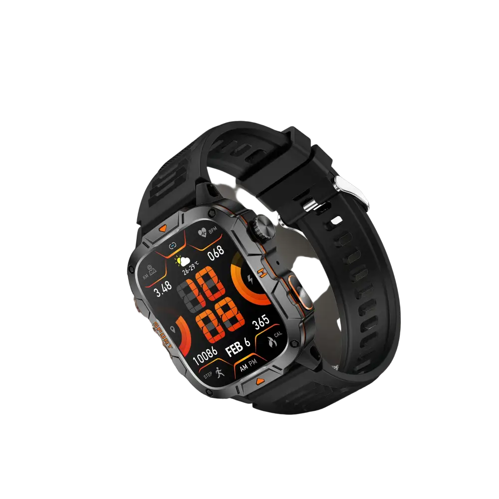 2025 nouveau pour Xiaomi montre intelligente de qualité militaire hommes 1.96 ’écran AMOLED 5ATM étanche sport Fitness