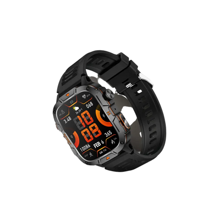 2025 nouveau pour Xiaomi montre intelligente de qualité militaire hommes 1.96 ’écran AMOLED 5ATM étanche sport Fitness