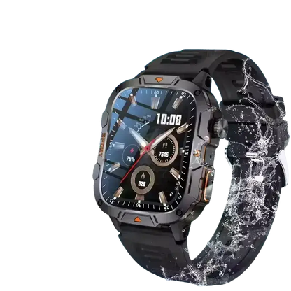 2025 nouveau pour Xiaomi montre intelligente de qualité militaire hommes 1.96 ’écran AMOLED 5ATM étanche sport Fitness