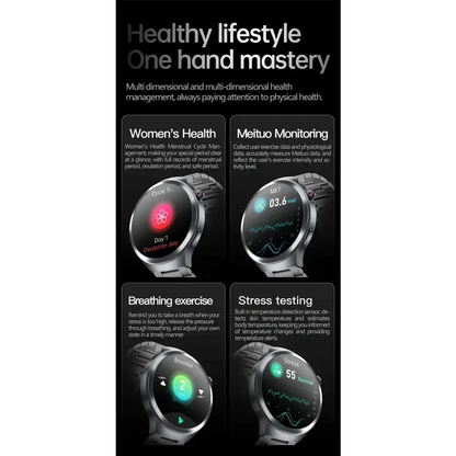 2025 nouveau pour XIAOMI santé Trackr acide uricique lipides sanguins montre intelligente pression artérielle ECG + PPG