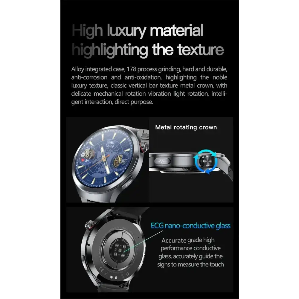 2025 nouveau pour XIAOMI santé Trackr acide uricique lipides sanguins montre intelligente pression artérielle ECG + PPG