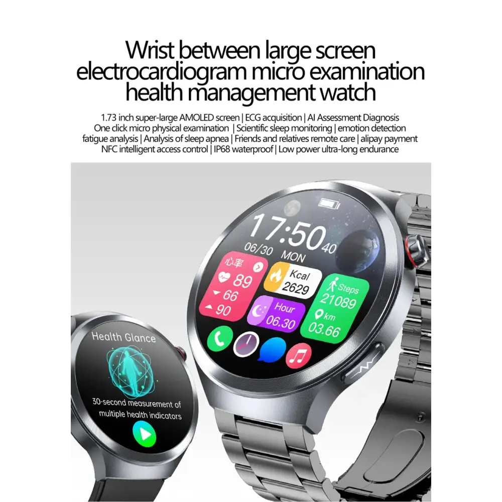 2025 nouveau pour XIAOMI santé Trackr acide uricique lipides sanguins montre intelligente pression artérielle ECG + PPG