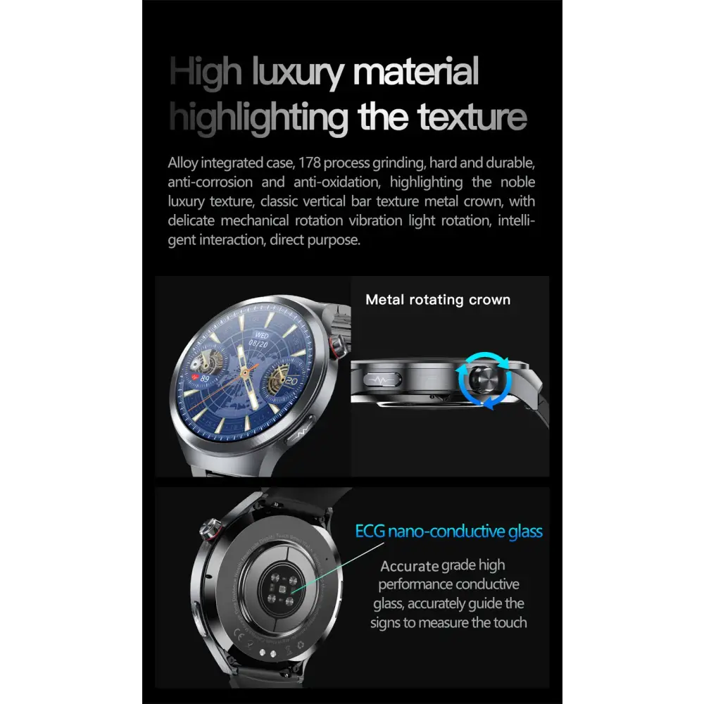 2025 nouveau pour XIAOMI santé Trackr acide uricique lipides sanguins montre intelligente pression artérielle ECG + PPG