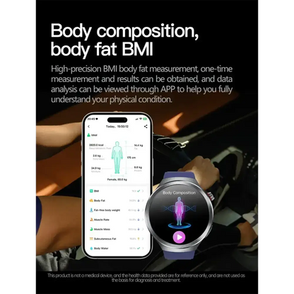 2025 nouveau pour XIAOMI santé Trackr acide uricique lipides sanguins montre intelligente pression artérielle ECG + PPG