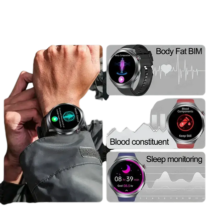 2025 nouveau pour XIAOMI santé Trackr acide uricique lipides sanguins montre intelligente pression artérielle ECG + PPG