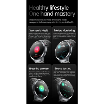 2025 nouveau pour XIAOMI santé Trackr acide uricique lipides sanguins montre intelligente pression artérielle ECG + PPG