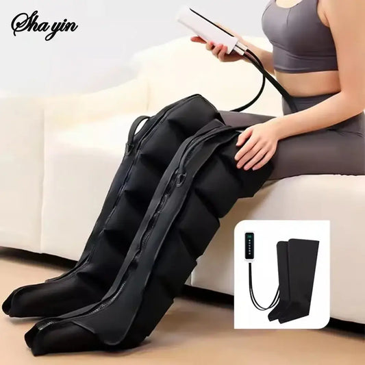 6 bottes de massage à compression d’air airbag bottes pneumatiques utilisées pour la circulation et la relaxation