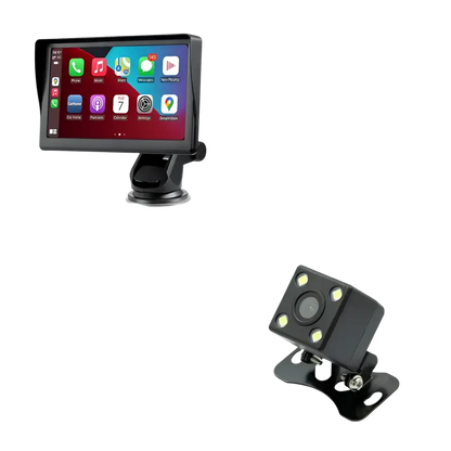 7 IPS Car Smart Screen Wireless Carplay Auto Mobile Phone Projection Screen Navigation - 7inch Carplay set - voiture