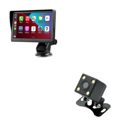 7 IPS Car Smart Screen Wireless Carplay Auto Mobile Phone Projection Screen Navigation - 7inch Carplay set - voiture