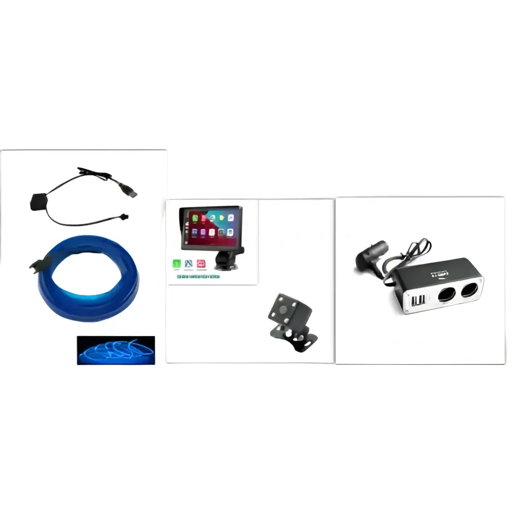 7 IPS Car Smart Screen Wireless Carplay Auto Mobile Phone Projection Screen Navigation - Suit - voiture