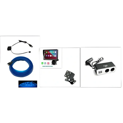 7 IPS Car Smart Screen Wireless Carplay Auto Mobile Phone Projection Screen Navigation - Suit - voiture