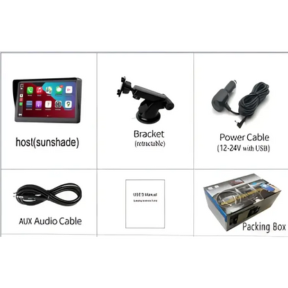 7 IPS Car Smart Screen Wireless Carplay Auto Mobile Phone Projection Screen Navigation - voiture