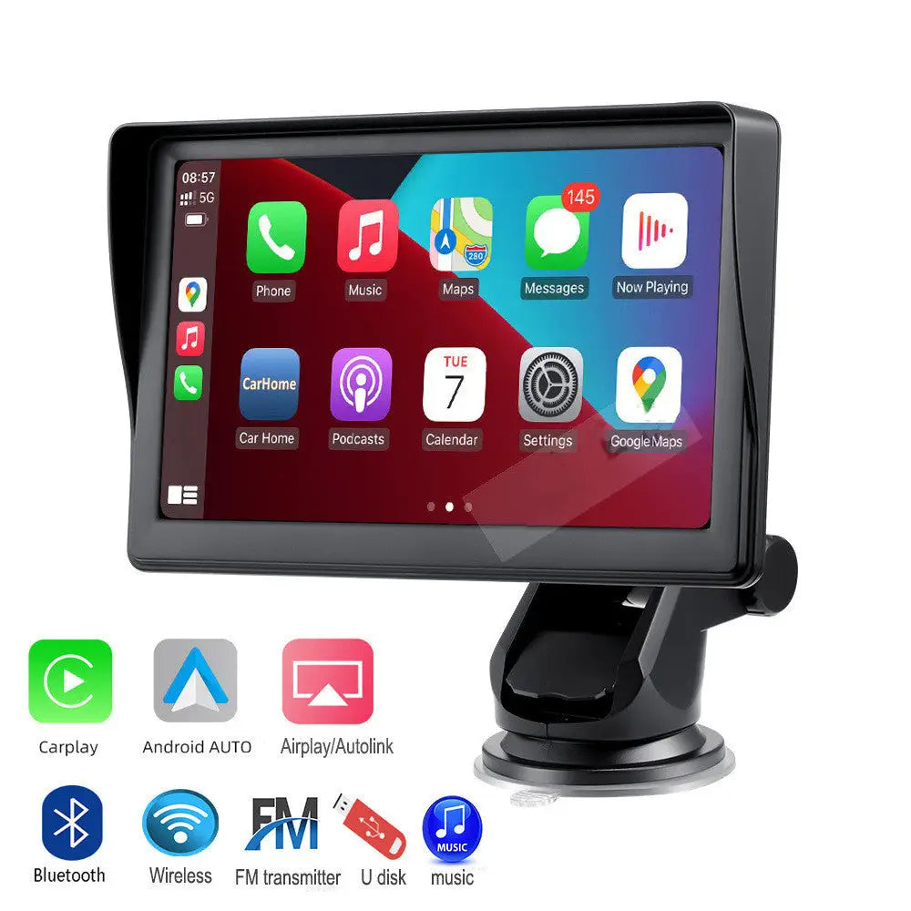 7 IPS Car Smart Screen Wireless Carplay Auto Mobile Phone Projection Screen Navigation - voiture