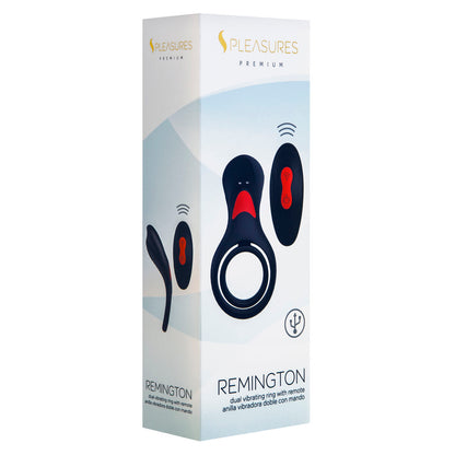 Anneau de Pénis vibrant S Pleasures Noir