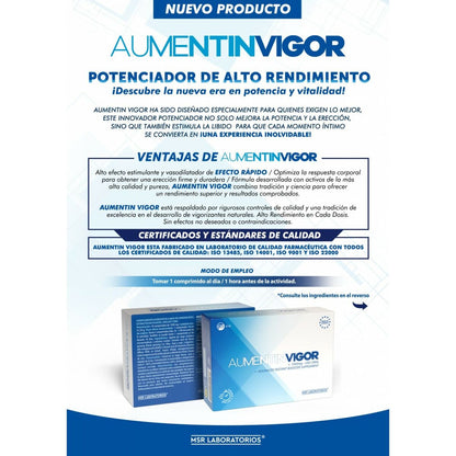 Amélioration de l'Orgasme MSR LABORATORIOS AUMENTIN VIGOR