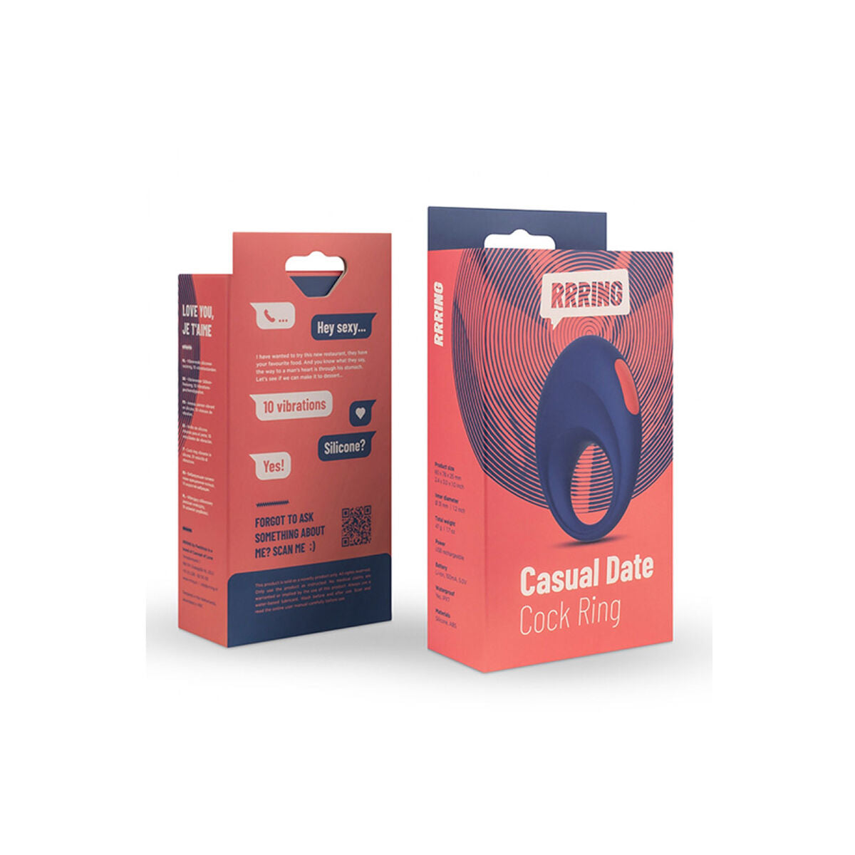 Anneau Pénis FeelzToys RRRING Casual Date Vibromasseur (31 mm)