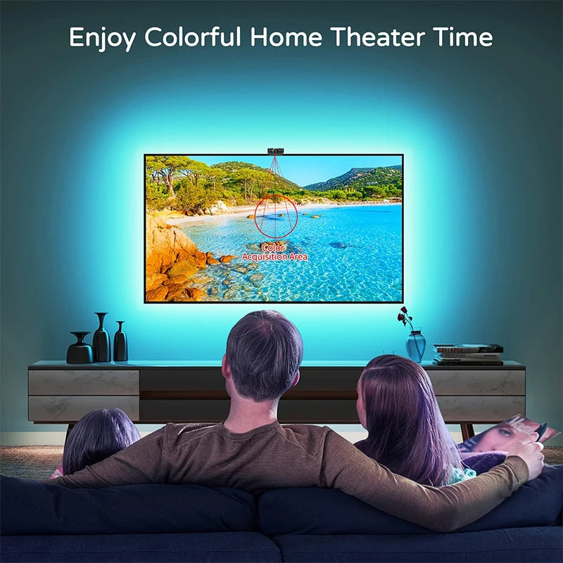 Rétroéclairage TV LED RGBIC synchronisé avec caméra – photo 4