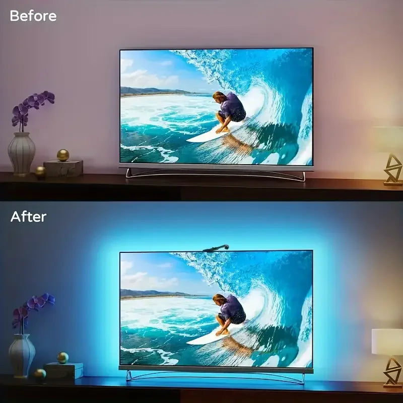 Rétroéclairage TV LED RGBIC synchronisé avec caméra – photo 3