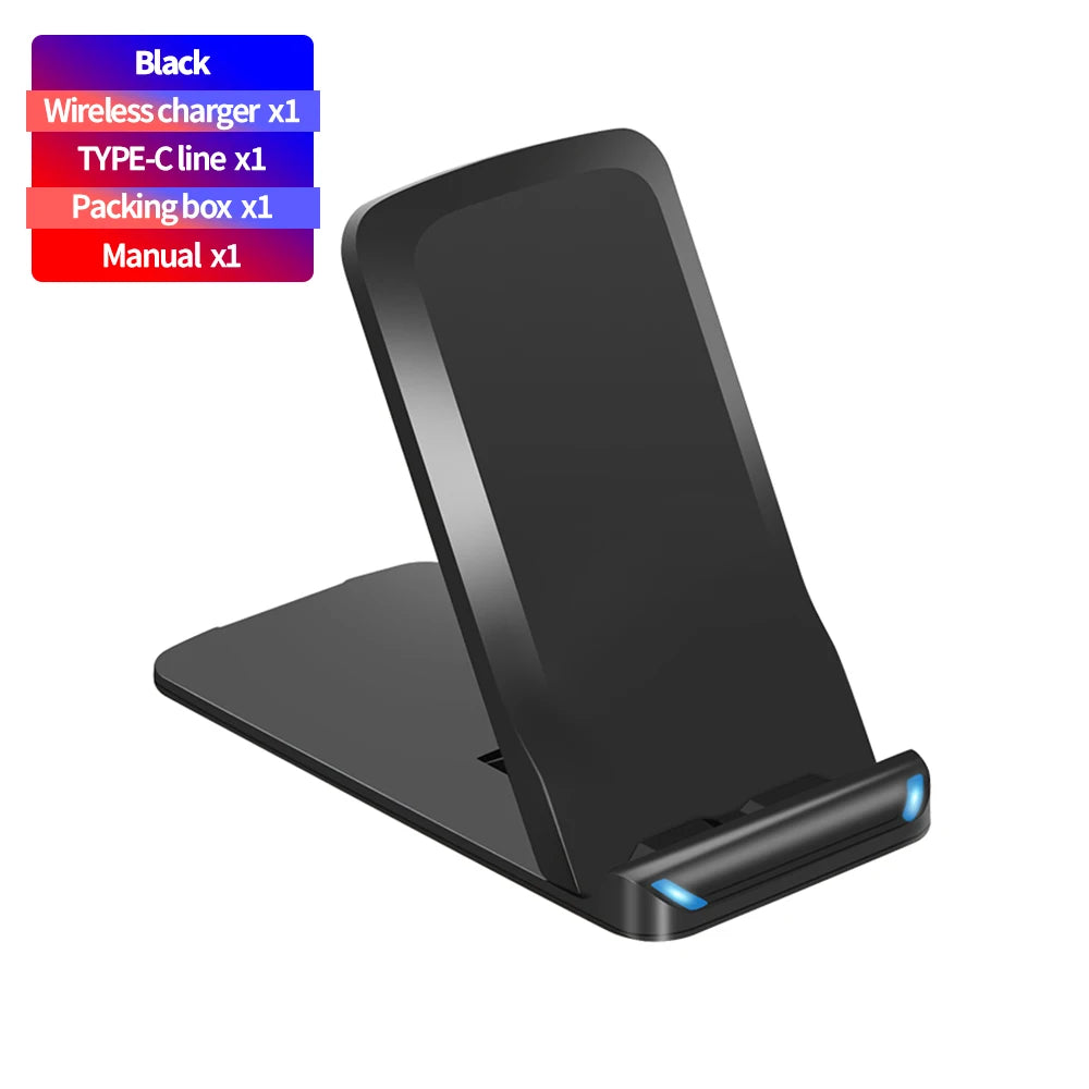 Station de charge sans fil 3 en 1 15W, support de charge rapide pour Samsung Galaxy Watch 4, iPhone 14 13 12 Huawei, Airpods 2