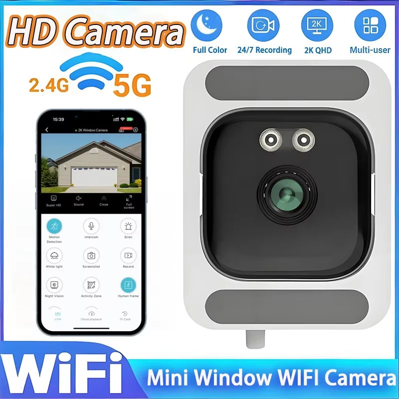 Caméra de surveillance Wi-Fi pour fenêtre – vue 2