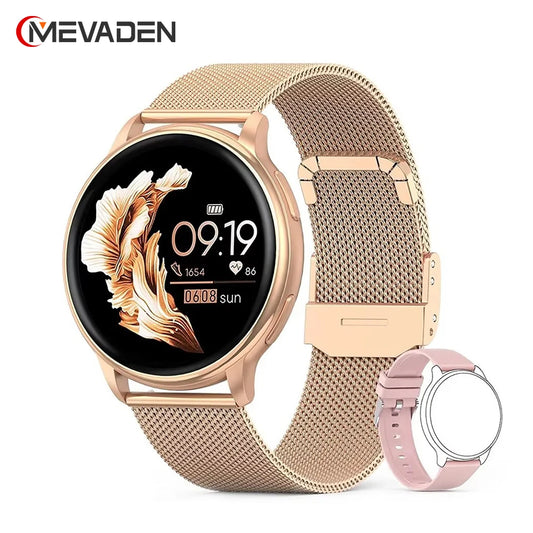 Montre Connectée Appels Bluetooth – Cadrans Personnalisables, 100+ Sports, IP68