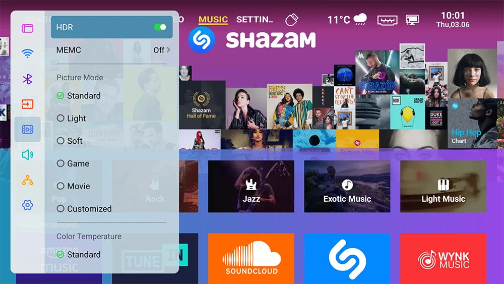ThundeaL 3000Ansi 4K projecteur Full HD TD98Pro 2G 32G Home cinéma WiFi Android Portable Samrt TV cinéma TD98 Pro