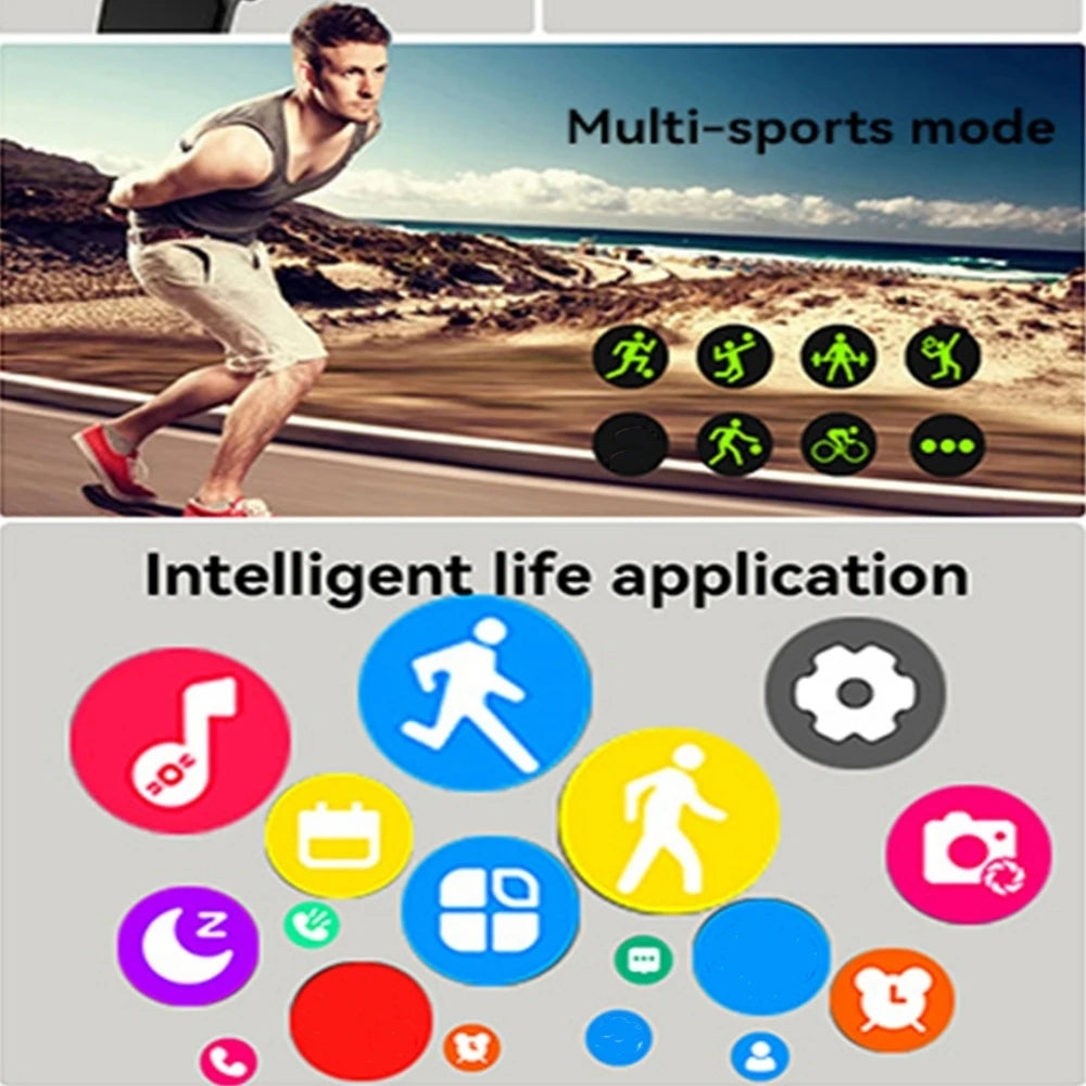 Montre connectée appels Bluetooth 2,01 pouces – détail 6