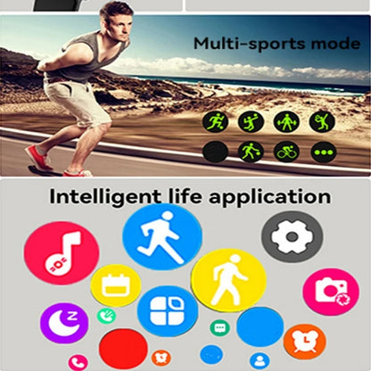 Montre connectée appels Bluetooth 2,01 pouces – détail 6